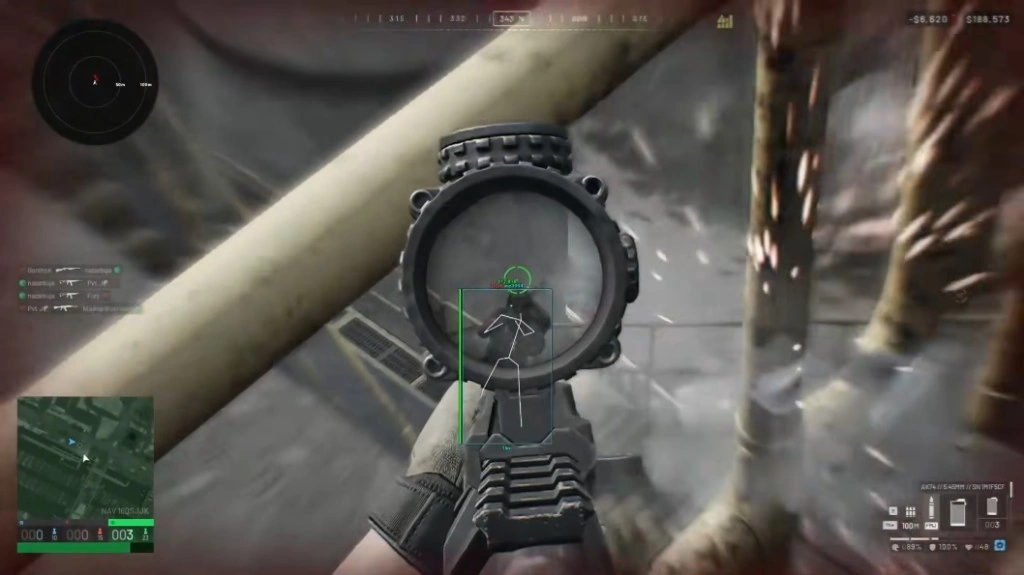 Wardogs intel guide — radar recommended config gameplay screenshot